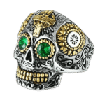 bague chevaliere crane mexicain look sublime en acier inoxydable 54 4 mm roas250 394 1