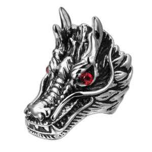 bague chevaliere dragon en acier inoxydable un bijou original 56 9 mm roas200 172 1