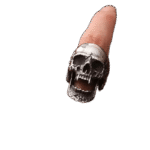 bague chevaliere en acier inoxidable couleur metal skull ring vampire pour homme 359 1