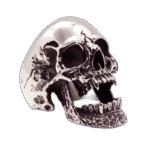 bague chevaliere en acier inoxidable couleur metal skull ring vampire pour homme 483 1