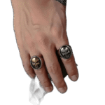 bague chevaliere en acier inoxydable avec symbole du punisher 5 variantes roas250 511 1