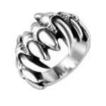 bague chevaliere en acier inoxydable force des guerriers 55 mm roas200 935 1