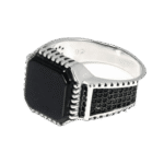 bague chevaliere en argent massif avec pierre donyx noire 54 4 mm roas300 398 1