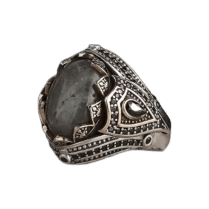 bague chevaliere en argent massif ornee de pierre precieuse 56 mm roas400 441 1