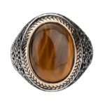 bague chevaliere en argent massif sertie dune pierre semi precieuse oeil de tigre roas400 140 1