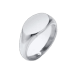 bague chevaliere femme en acier inoxydable 52 mm ovale argent roas200 899 3