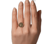bague chevaliere femme en acier inoxydable roas200 688 2