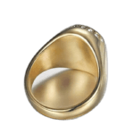 Bague Chevalière Franc-maçon En Acier Inoxydable Face Ovale