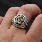 Bague Chevalière Ganesh: élégance Et Style Distinctif