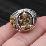 Bague Chevalière Ganesh: élégance Et Style Distinctif