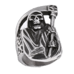 bague chevaliere homme acier inoxydable avec faucheuse tete de mort roas300 997 1