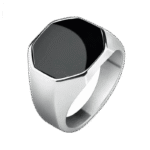 bague chevaliere homme aux formes geometriques 54 mm argent octogonale roas200 339 1