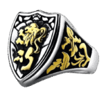 bague chevaliere homme blason lion la puissance au poignet roas250 545 1