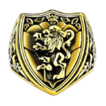 Bague Chevalière Homme Blason Lion: La Puissance Au Poignet