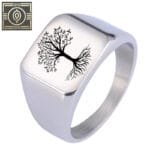 Bague Chevalière Homme En Argent Massif Personnalisable - 54.4 Mm