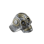 bague chevaliere homme en argent rhodie inspiration mort mexicaine roas400 125 1