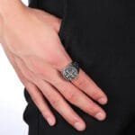 Bague Chevalière Homme Saint Benoit