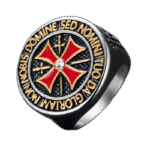 bague chevaliere homme templier a face ronde roas250 123 1