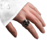 bague chevaliere homme tete de mort faucheuse en acier inoxydable 56 6 mm roas200 624 1