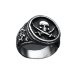 bague chevaliere homme tete de mort pirate bijou gothique en acier inoxydable roas250 896 1