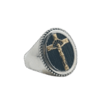 bague chevaliere jesus en acier inoxydable roas300 431 1