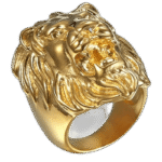 bague chevaliere lion gitan en acier inoxydable roas200 411 1