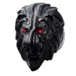 bague chevaliere lion yeux imitation rubis 54 4 mm noir roas200 937 1