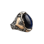 bague chevaliere luxe en argent massif sertie dune pierre tigre bleu roas300 892 1