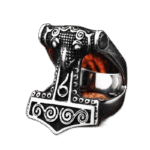 bague chevaliere marteau de thor en acier inoxydable modele 6 54 4 mm roas250 829 1
