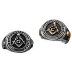 bague chevaliere metal argente avec gravures francs macons roas250 790 1