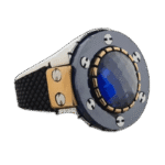 bague chevaliere moderne avec pierre zircon bleu cadeau ideal roas400 140 1