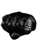 bague chevaliere mort indien joaillerie punk en acier inoxydable roas300 742 1