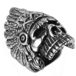 bague chevaliere mort indien joaillerie punk en acier inoxydable roas300 767 1