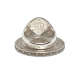 Bague Chevalière Napoléon Iii En Argentifié