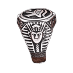 bague chevaliere oeil dhorus en acier symboles protecteurs roas200 684 1