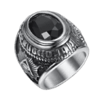 bague chevaliere oeil dhorus pierre noire artificielle 54 5 mm roas250 936 1
