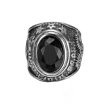 bague chevaliere oeil dhorus pierre noire artificielle roas250 772 1