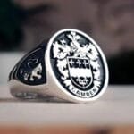 Bague Chevalière Personnalisable En Argent Sterling De Luxe