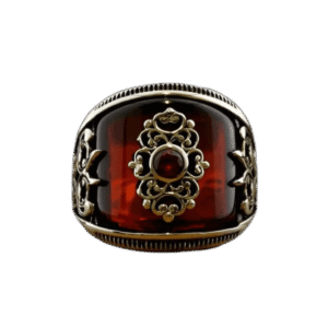 bague chevaliere rouge zircon bijou luxe homme 55 mm roas300 404 1