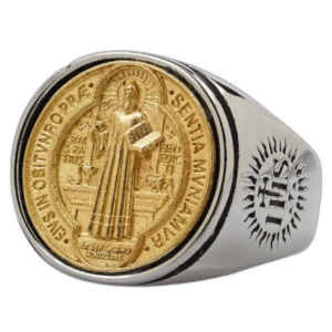 Bague Chevalière Royale En Acier Inoxydable 3 Bague Chevalière Royale En Acier Inoxydable - 54.4 Mm