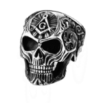 bague chevaliere skull ring en acier inoxydable 55 3 mm roas250 260 1