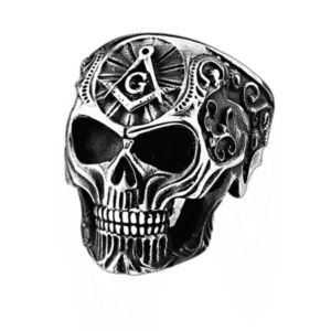 bague chevaliere skull ring en acier inoxydable 55 3 mm roas250 260 1