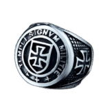 bague chevaliere templier en acier inoxydable roas250 787 1