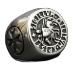 bague chevaliere templiers en acier inoxydable 316l roas300 808 1