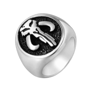 bague chevaliere tete dalien en acier inoxydable 54 4 mm roas250 651 1