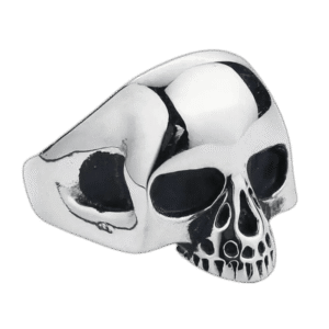 bague chevaliere tete de mort en acier inoxydable 54 50 mm roas300 874 1