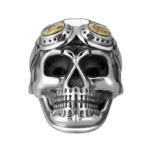 bague chevaliere tete de mort en argent sterling redimensionnable roas400 718 1