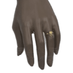 bague chevaliere tete de mort en or jaune pour femme roas500 471 1