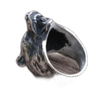 bague chevaliere tete dours en acier inoxydable roas250 947 1