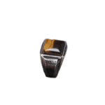 Bague Chevalière Tigre Carrée: Puissance Et Luxe Vintage